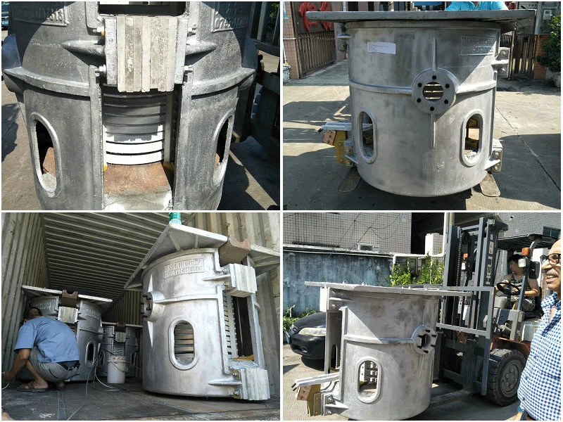 Continuous Working Industrial Electric 1000kg-5t Scrap Melting Induction Furnace