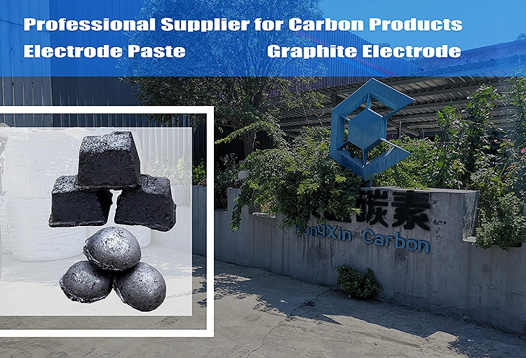 South Africa Cylindrical Carbon Electrode Paste Selfbaking Electrode in Submerged Arc Furnace